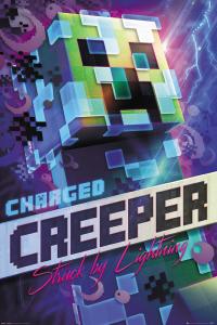 Minecraft - Gaming Poster (Charged Creeper Struck By Lightning) (Size 24" x 36")