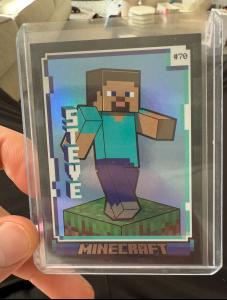 FOR: nichsofr0   🔥 2024 Panini Minecraft Steve 1/1 –ULTRA RARE Grail –TRUE 1/1