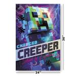Minecraft - Gaming Poster (Charged Creeper Struck By Lightning) (Size 24" x 36")