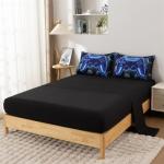 NTBED 3D Gaming Comforter Set for Boys Kids Teens,5pcs Gamer Bedding Sets with Sheet,Game Console Bed in a Bag (Blue, Twin)