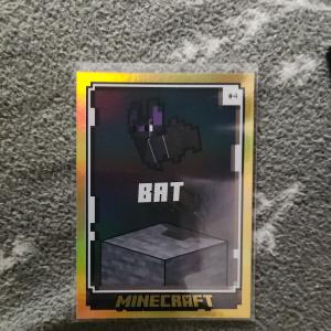 2024 Panini Minecraft Bat Gold Foil /99 SP Rare
