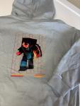 NWT Puma Kids Size 5 Minecraft Collab Hoodie Sweatshirt RV $60