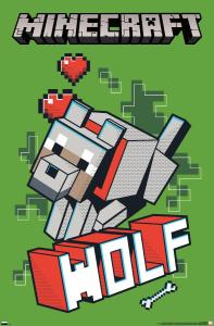 Minecraft - Wolf - Poster