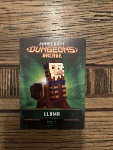 Minecraft Dungeons Arcade Card Series 4 Llama #56/143 Pet Rare