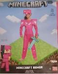 Minecraft Pink Body Armor Children’s Halloween Costume Size Large (10-12) NEW