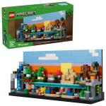 LEGO Minecraft Mini Biomes Building & Pretend Play Toy for Boys & Girls - Video Game Playset & Toy Figures for Preteens, Ages 12 + - W/2 Minifigures & 3 Microfigures - Gift Idea for Birthdays - 21589