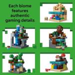 LEGO Minecraft Mini Biomes Building & Pretend Play Toy for Boys & Girls - Video Game Playset & Toy Figures for Preteens, Ages 12 + - W/2 Minifigures & 3 Microfigures - Gift Idea for Birthdays - 21589