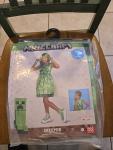 Brand New Minecraft Creeper Hooded Dress Child Costume Medium 7/8  New