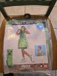 Brand New Minecraft Creeper Hooded Dress Child Costume Medium 7/8  New