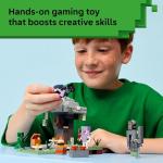 LEGO Minecraft The Pale Garden Building & Pretend Play Toy for Boys & Girls - Video Game Playset & Toy Figures for Kids, Ages 7+ - W/Mothman & Creeper Minifigures - Gift Idea for Birthdays - 21586