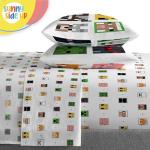 Sunny Side Up Minecraft Full Comforter Set - 7 Piece Kids Bedding Includes Comforter, Sheets & Pillow Cover - Super Soft Gamer Microfiber Bed Set