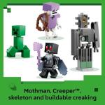 LEGO Minecraft The Pale Garden Building & Pretend Play Toy for Boys & Girls - Video Game Playset & Toy Figures for Kids, Ages 7+ - W/Mothman & Creeper Minifigures - Gift Idea for Birthdays - 21586