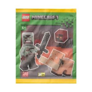 Lego Minecraft Orc Warrior Set with Baby Hoglin & Magma Cube in Foil & Paper Pack