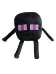 Minecraft Enderman Cuutopia Plush Toy, Black with Purple Accents, 11 in
