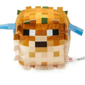 Mattel Minecraft Basic Plush Toy, Pufferfish Soft Doll, 8-inch Collectible
