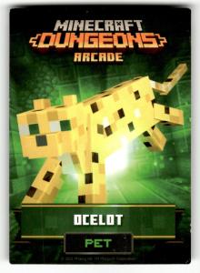 Minecraft Dungeons Arcade Ocelot #59/60 Raw Thrills Play Mechanix Rare 2021