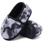 Bigwow Boys Camouflage Slippers Elastic Closed Heel House Shoes (Big Kid 2-3)