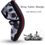 Bigwow Boys Camouflage Slippers Elastic Closed Heel House Shoes (Big Kid 2-3)