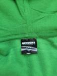 Minecraft creeper boy's hoodie green full zip pockets fleece lined Large 10/12