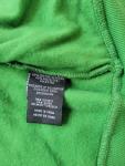 Minecraft creeper boy's hoodie green full zip pockets fleece lined Large 10/12