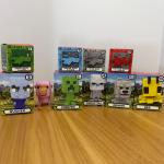 Minecraft Movie McDonalds Happy Meal Toys Lot of 10 Figures Creeper Bee Skeleton