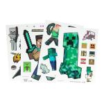 Minecraft Window Cling Decals for Gamer Decor
