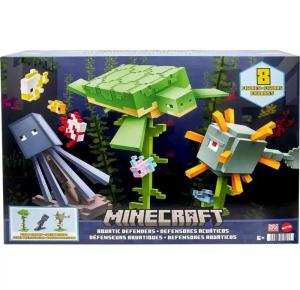 Minecraft Aquatic Defenders 3.25-Inch Playset [8 Figures]