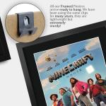 HWC Trading Minecraft 2025 Jack Black, Jason Momoa Gifts Printed Poster Signed Autograph Picture for Movie Memorabilia Fans - 16" x 12" Framed