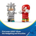 LEGO Sonic The Hedgehog Silver’s Car vs. Knuckles’ Monster Truck Building Toy for Boys & Girls - Racing Playset W/Silver & Knuckles Minifigures for Kids, Ages 8+ - Gift Idea for Birthdays - 77118