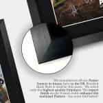 HWC Trading Minecraft 2025 Jack Black, Jason Momoa Gifts Printed Poster Signed Autograph Picture for Movie Memorabilia Fans - 16" x 12" Framed