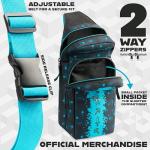 Minecraft Crossbody Bag, Plush Toy Set and Pencil Case Stationery Set Boys, Teens, Creeper Sling Bag, 3 Plush Toys, School Supplies, Gifts for Boys