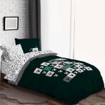 Jay Franco Minecraft Creeper Twin Comforter Set - 5 Piece Gamer Bedding Includes Sheet Set & Pillow Covers - Super Soft Checkered Bedding