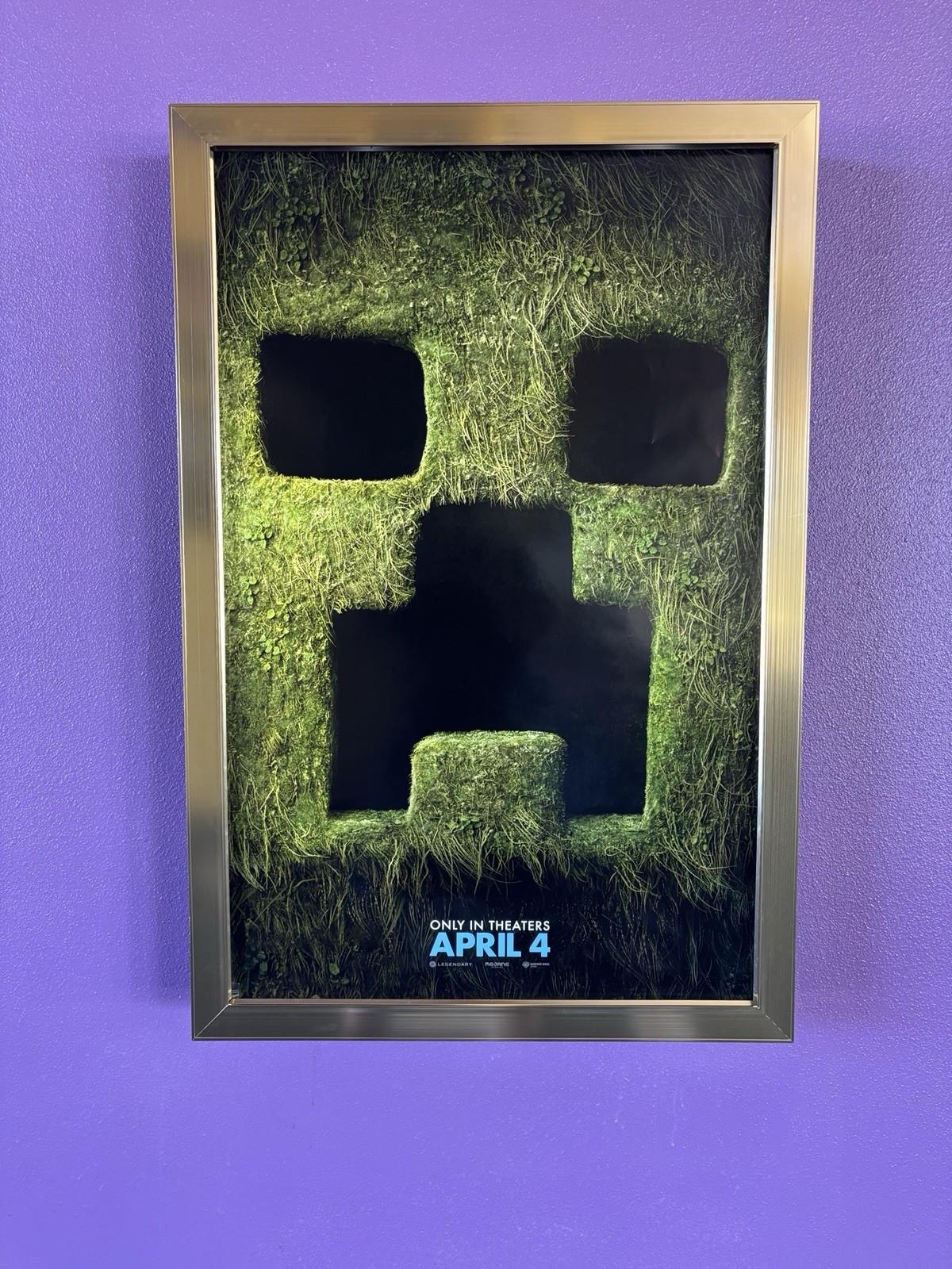 Minecraft (2025) Movie Poster 27"x40" Creeper