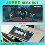 Minecraft Non-Slip Desk Pad for Gamers