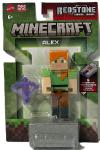 NEW 2026 Minecraft Redstone Charged 3.25" Figures with Building Piece LOT 8 NEW