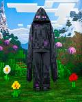 Minecraft Cool Shirtz Black Enderman Extra Long Sleeved Hoodie Adult 2XL NWT