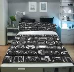 Sunnycitron Kids Comforter Sets Gamer Bedding Sets for Boys Teens Gaming Twin Bed Game Controller Room Decor,1 Comforter 2Pillowcase