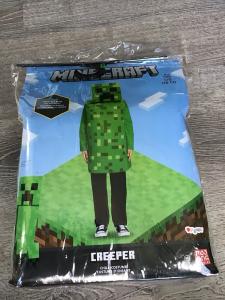 Minecraft Halloween Creeper Youth Size L 10-12 Jumpsuit Classic Child Costume
