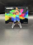 2025 Panini Minecraft Special Edition STEVE #7 OBSIDIAN COLORBLAST SSP (RARE)