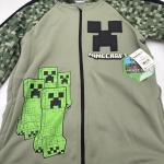 Minecraft Full Zip Hoodie Boys Size 10/12