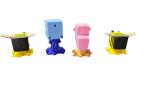 Minecraft McDonald’s 2025 Minecraft Happy Meal Toys Pig, Evoker, Bees Set Of 4