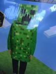 Minecraft Halloween Creeper Youth Size L 10-12 Jumpsuit Classic Child Costume