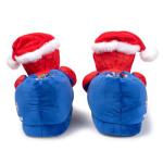 Marvel Spider-Man Youth 3D Slippers for Boys & Kids - Cozy Plush Spiderman Indoor House Shoes with Raised Spidey Face Print, Soft Comfortable Slip-On - Size 7/8 Christmas Holiday Gifts