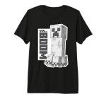 Minecraft Creeper SSS Boom Retro Pixel Premium Tri-Blend T-Shirt
