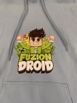 Hoodie Minecraft Fusion Droid Graphics Gamer Video Sweatshirt Adult Small Blue