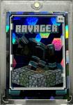 MINECRAFT RAVAGER RARE DIAMOND REFRACTOR HOLO PRIZM INVESTMENT CARD FOIL MINT