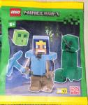 LEGO Minecraft: Diamond Hero Minifigure with Creeper and Slime - 6+