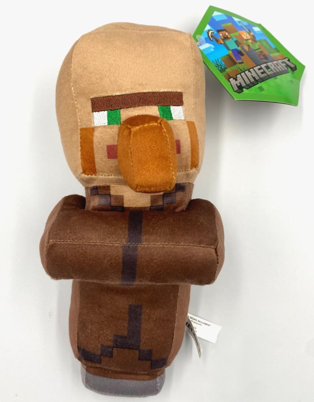 Minecraft Plush Toy Villager 9 inch Tall New with Tag