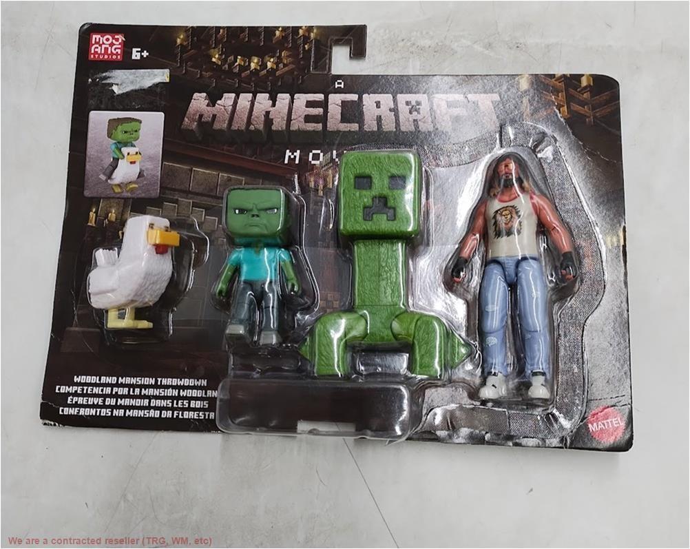 Minecraft Woodland Mansion Throwdown Toy Action Figure Multipack SEE DETAILS