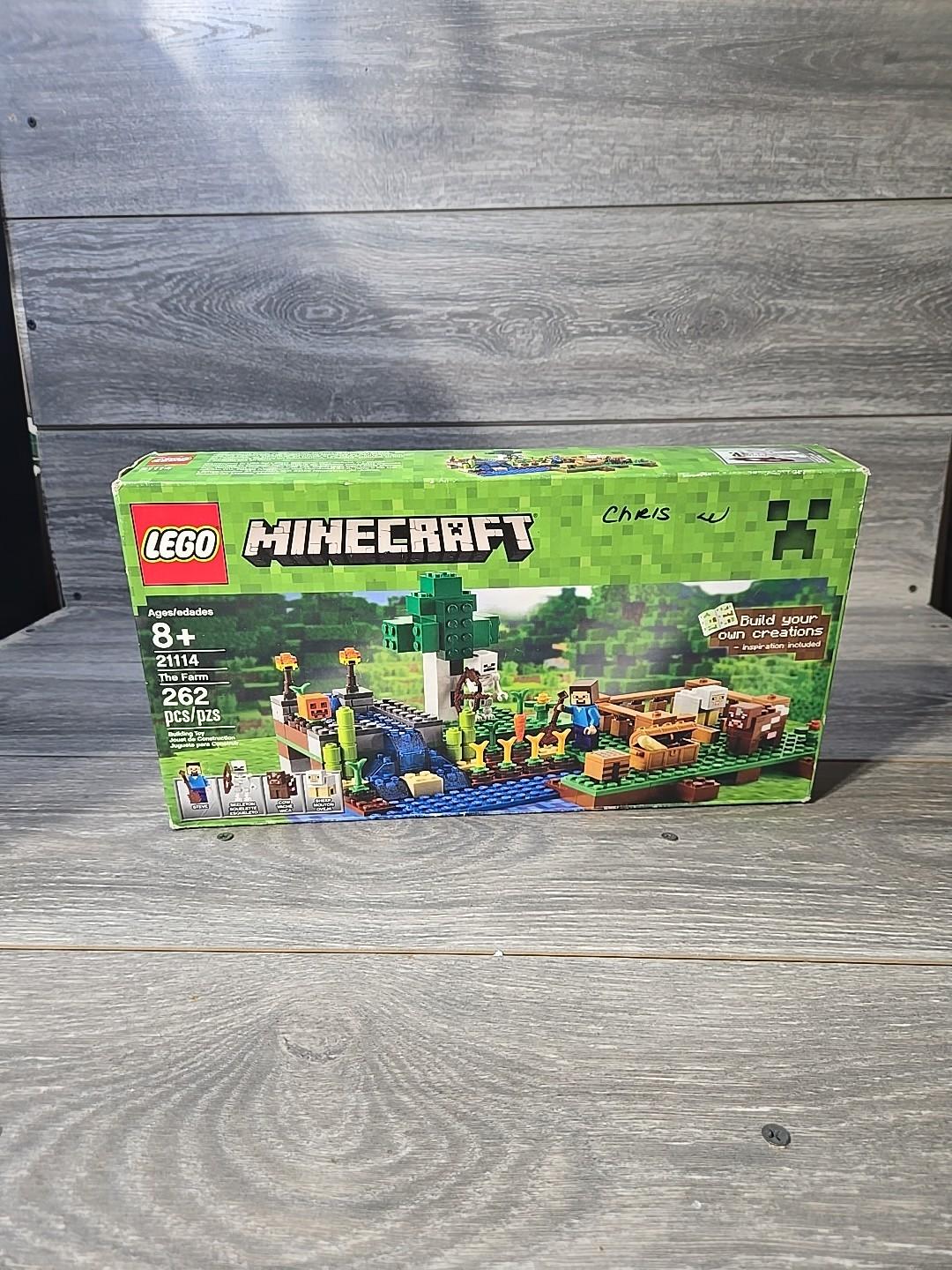 LEGO Minecraft: The Farm (21114) - New Factory Sealed Building Toy Set 262 Pcs 